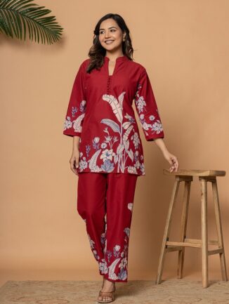 Ruby Bloom Printed Co-ord Set for Women